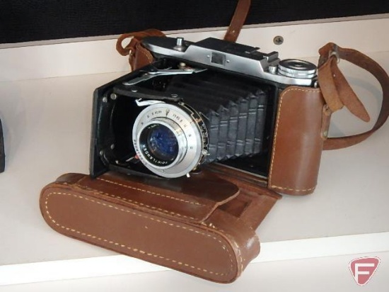 Vintage cameras, Eastman Kodak No 1 folding pocket camera,