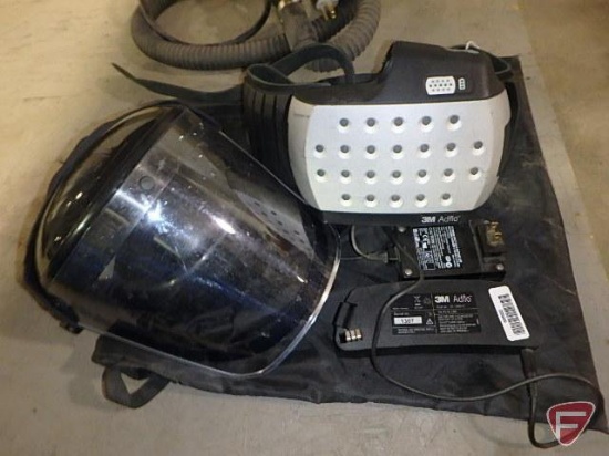 3M Speedglas visor/face guard with 3M Adflo cordless purifying respirator