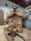 Emperor Waltz Thorens movement cuckoo clock, made in Switzerland, religious