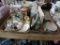 Trinket boxes, ring holders, jewelry chest, canisters, make up mirrors, brush and comb box