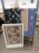 (2) Native American woven blankets and one woven piece 30inx23in in frame, All 3 pieces