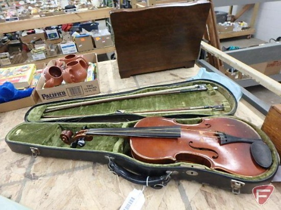 Matthias Weineifen violin tagged 1920 Germany, needs new strings