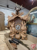 Emperor Waltz Thorens movement cuckoo clock, made in Switzerland, religious