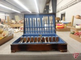 Rogers Bros 1847 chest, silver plated flatware, not all matching
