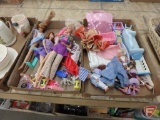 Dolls, doll furniture, Barbie dolls and accessories