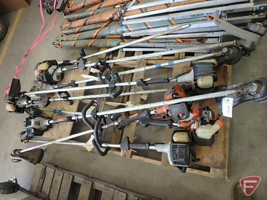 (9) Echo string trimmers for parts