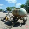 400 Gallon field sprayer on 2 wheel trailer set up for spraying trees, 2 vertical booms, with Hypro