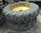 15-5-38 Tractor tires, one with rim