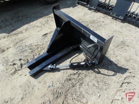 Brute tree and post puller universal mount skid steer attachment