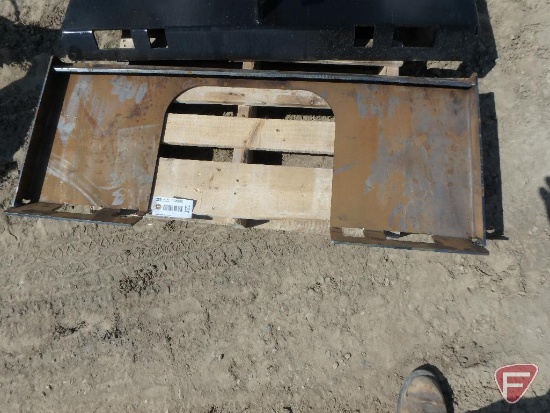 Brute universal mount skid steer quick attach plate