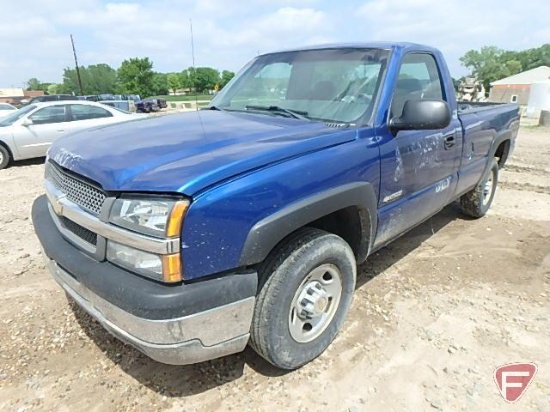 2003 Chevrolet Silverado Pickup Truck, VIN # 1gcgc24u23z321889