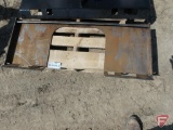 Brute universal mount skid steer quick attach plate