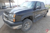 2003 Chevrolet Silverado 3/4 Ton Diesel Crew Cab Pickup Truck, VIN # 1gchk23143f167783