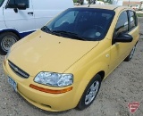 2007 Chevrolet Aveo5 Passenger Car, VIN # KL1TD66617B728965