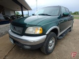 2001 Ford F-150 Crew Cab Pickup Truck, VIN # 1ftrw08l11kd82405