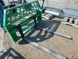 NEW North Star quick attach, rail style pallet fork, model JL-F2242, SN 500648