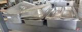 Full size stainless steel pans: 6