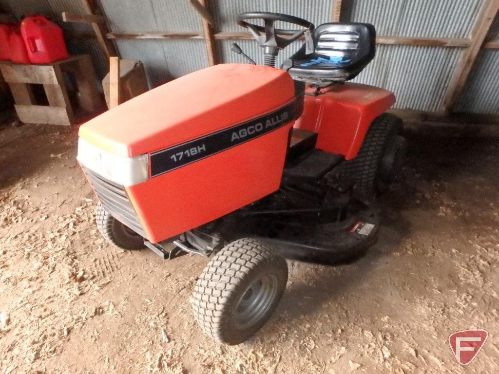 Agco Allis 1718h Garden Tractor With 48in Hydro Lawn Mowing Deck