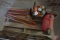 Stihl HS80 hedge trimmer with extra blade and gas container