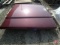 Tonneau hard truck bed cover for Chevy Silverado 5ft 8in, maroon