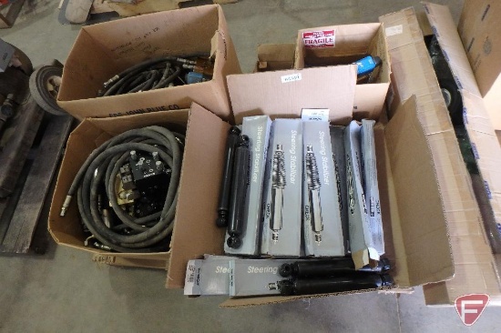 Steering stabilizer shocks, hydraulic valves, hoses