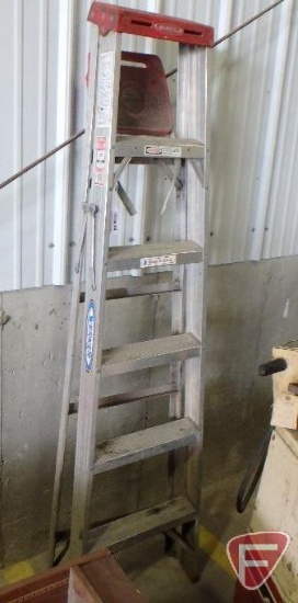 Werner 6ft aluminum folding step ladder