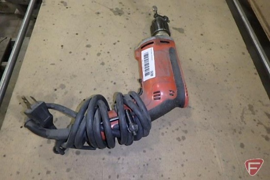 Milwaukee 1/4in drill, 7amp