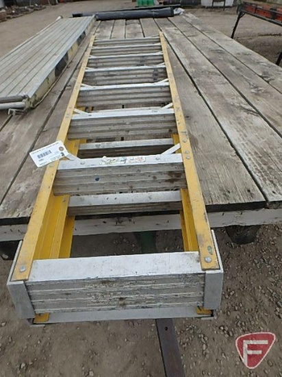 8ft fiberglass folding step ladder