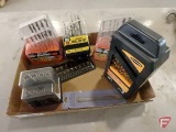 (4) Drill bit sets and nut driver set