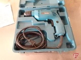 Makita model 6408 corded drill in case