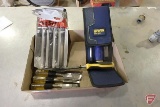 DeWalt specialty chisel, Irwin chisel set, other chisels