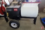 LIKE-NEW 2017 Toro Ultra Mix MMX 858K-P poly mortar mixer with Kohler 9.5 HP engine, has tow hitch