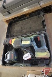 Bosch cordless 18v reciprocating saw, (2) batteries, charger, and case