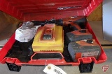 Hilti SF18-A cordless 18v drill driver, (2) batteries, charger, and case