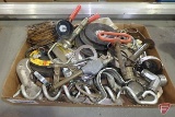 Grinding wheels, wire, air nozzle, washers, clippers, hitch pins