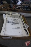 Operators manuals: John Deere snow blower, chainsaw manual, Gator, Efco, garden tractor,