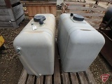 (2) poly saddle tanks, 36inWx17inDx28inH