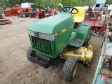 John Deere 265 compact riding lawn mower with John Deere K series 17hp gasoline engine,