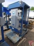 Temporary service electrical station on forklift frame