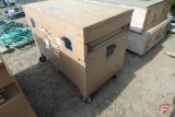 Knaack job box on casters, 61inx30inx34inH not including casters