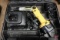 DeWalt DW920 7.2v cordless screwdriver, charger, (2) batteries, and case