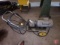 Old pressure washer on 2 wheel cart with pump