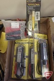 Pyramid continuity tester, (3) Klein Tools solenoid testers, wire, and extra probes