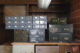 Kemske and Peerless file drawers, asst. sizes