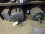 Used electric motors: Baldor 30157-10917 motor, 5hp, 230v, 1ph;