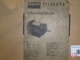 Dayton 3KV73 industrial electric motor 2hp, 3ph 208-230/460v