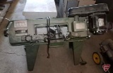 Central Machinery 4-1/2in metal cutting band saw, model 37151, 110v, 14amps