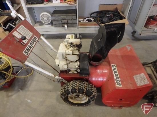 Snapper self-propelled walk-behind snow blower with 23.5" path, 5HP Briggs & Stratton 4-cycle engine