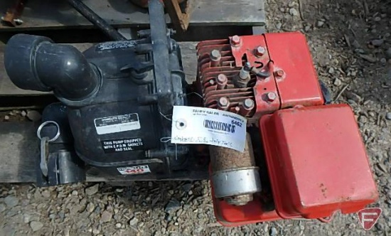 Homelite 2in centrifugal 140 gpm pump with a Briggs and Stratton 3hp gas engine