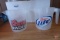 (22) Miller Lite and Coors beer advertising plastic pitchers and (4) other plastic pitchers